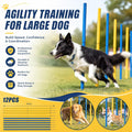 13pcs Large Dog Agility Training Equipment with 28'' Tunnel and Weave Poles