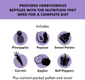 Zilla Pet Reptile Herbivore Food Medley Diet, 4 Oz