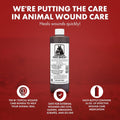 Underwood Horse Wound Spray Refill, Topical Horse Wound Care, 16 oz