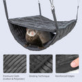 Niteangel Luxury Double Bunkbed Hammock, Fit 2 Adult Ferrets or 5 More Adult Rats