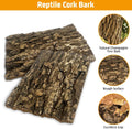 Reptile Cork Bark Bedding 6PCS Bearded Dragon Climbing Wall Mat