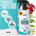 ONA Pet Stain & Odor Eliminator Enzyme Cleaner Spray - Dog & Cat Urine Remover & Deodorizer for Home, Carpet, Furniture & Hardwood Floor - Professional Strength Pet Urine Stain Remover (16oz)