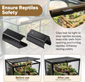 Reptile Terrarium Covers Heavy Duty Screen Clips 6 Pack for 5-29 Gallons