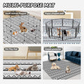 BNOSDM 78.7 in Rabbit Cage Liners Washable Reusable Bunny Bedding Pets Dog Whelping Pads with Anti Slip Bottom Pad Rug f
