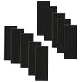 Qzbhct 10 Pack Activated Carbon Filters for Nature's Miracle Oval Hooded Flip Top Cat Litter Box, 8 Inch x 3 Inch Trimmable Pads