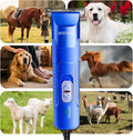 Professional Grooming Electric Corded 2-Speed Horse Clipper with Detachable Blade - Cool & Quiet Running Design - Includ