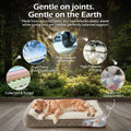JOEJOY XL Orthopedic Dog Beds Large Sized Dog, Extra Thick Supportive Big Dogs Couch Bed with Sides, Ultra Soft Pet Bed Sofa for Large Dogs, Beige, 42inch