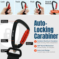 Dog Seat Belt for Car | Universal Pet Car Seatbelt with Reflective Climbing Rope, Aviation Aluminum Carabiner with 360° 