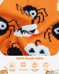 CuteBone Halloween Ruffle Dog Sweater Dress for Medium Dogs(Spider&Pumpkin)