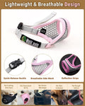 Dog Muzzle, Soft Mesh Muzzles for Small Dogs, Chihuahua Shih Tzu Yorkie Pom, Short Snout Mouth Guard for Barking Biting 