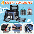 Petskd Top-Expandable Small Pet Carrier 18"x11"x11" Airline Approved