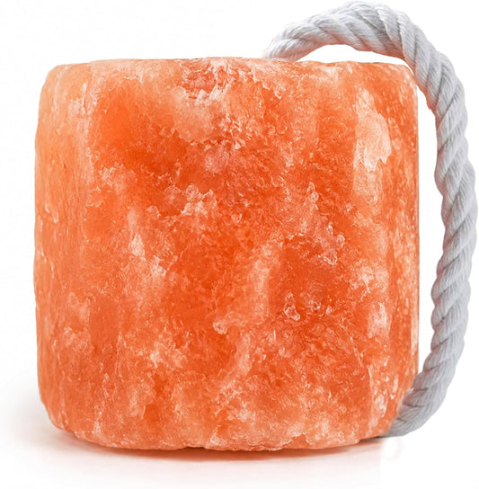 6–7 lbs Himalayan Salt Lick Block for Horses and Deer on Rope –