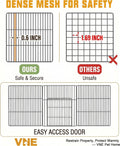 Guinea Pig Cages with Waterproof Liner, Expandable Small Animal Plaype