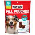 Milk-Bone Pill Pouches Dog Treats, Hickory Smoked Bacon Flavor, 30 Count Bag