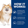 Hill's Prescription Diet c/d Multicare Low Fat Urinary Care Dry Dog Food, Chicken, 8.5 lb. Bag
