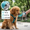 Portable Dog Water Bottle with Bowl, 10oz Leak-Proof Stainless Steel Dog Travel Water Bottle, BPA-Free Pet Water Dispens