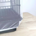ZARSIO Birdcages Mesh Net Skirt Cover Reusable Stretchy Bird Cage Seed Catcher (31 x 67 inch)