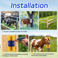 2PCS Livestock Scratch Brushes, Horse Scratcher Full Massage Brush Kit, Relieve Itching on Back, for Horse, Cattle, Shee