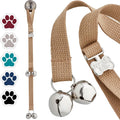 Premium Webbing PoochieBells Potty Training Dog Doorbells, Simple and Effective Puppy Housetraining Bell Tool with Easy,