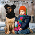 Winter Dog Hat Ear Muffs Pet Neck Warmer Hood with Ears