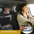 Dog Car Barrier Escape-Proof, 50" Wide Pet Restraint Car Backseat Divider Vehicle Gate Cargo Area Travel Trunk Barricade