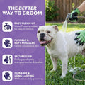 H HANDSON Pet Grooming Gloves - Patented #1 Ranked, Award Winning Shedding, Bathing, & Hair Remover Gloves - Gentle Brus