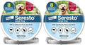 Seresto Flea & Tick Collar for Dogs Over 18 lbs., Treatment & Prevention, Vet-Recommend, 8 Month Protection (Pack of 2)