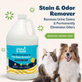 Urine B-Gone, Professional Enzyme Odor Eliminator & Pet Stain Remover, Human, Cat & Dog Urine Cleaner, Effective on Laun