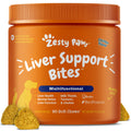 Zesty Paws Liver Support Supplement for Dogs - with Milk Thistle Extract, Turmeric Curcumin, Choline - Soft Chew Formula - for Dog Liver Function