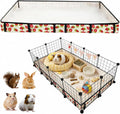 Guinea Pig Cage Liner，Washable Waterproof Oxford Cloth Cage Liners for Small Animals,Hamster Chinchilla Hedgehog Rabbit 