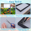 Yuanchu Clear Aquarium Lid Mesh Netting, Fish Tank Cover Plastic Screen Fish Tank Lid Aquarium Top Net for 5 to 75 Gallo