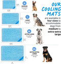 INSPECTOR TAIL Dog Cooling Mat, Indoor & Outdoor, Large Self Cooling Pad