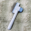 Cat Comb Pet Comb Self Cleaning Upgraded Cat Brush for Long Haired Cats & Dogs, Blue