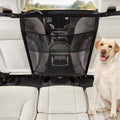 Dog Car Barrier,Dog Net for Car Divider,Pet Barrier with Mesh Organizer
