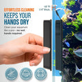 Standard. Flipper Magnetic Aquarium Glass Cleaner, Algae Scraper 1/4-1/2 in
