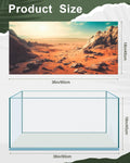 Breling 36 x 18 Inch 4 Pcs Reptile Tank Background,Habitat Scenes, Style1