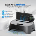 Neakasa Airstep, 2-in-1 Litter Box Air Purifier & Cat Step, 3-Mode Odor, Dust & Pet Hair Control, Air Filter Compatible 