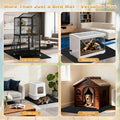 Dojomadf 39x39 Inch Bird Cage Floor Mat, Under Pet Cage Mat for Large Bird Cage, Dog Kennels, Absorbent/Waterproof and Non Slip Felt Mat, Protect the Floor, and Easy to Clean
