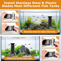 hygger Magnetic Fish Tank Cleaner, Aquarium Glass Cleaner