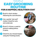 The Doodle Brush Metal Dog Combs for Grooming Matting, Finishing Comb