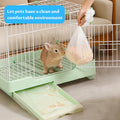 Disposable small animal cage liners; plastic liner covers sizes 20x20, 20x22, 20x18,14x18 inches, suitable for rabbits, birds, guinea pigs, and chinchillas.