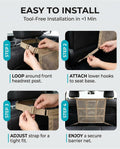 Dog Car Net Barrier, 9-Grid Reinforced, Dog car Barrier