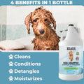 We Love Doodles Dog Shampoo Half Gallon, Cleans & Detangles, Ocean, 64OZ