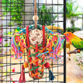 KATUMO Bird Toys Parakeet Toy Cockatiel Shredding Toys Conure Foraging Sola Toys for Conure Cockatiel Parakeet Lovebird 