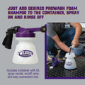 Weaver Livestock Foamer Set, Cattle Shampoo Foamer with Lid, Spray Nozzle, Easy Hose Connection End, Livestock Shampoo S