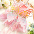 BAMY Butterfly Wings Dog Dress Summer Pet Wedding Skirt Lace Princess Tutu Cute Party Cat Outfit for Small Medium Dogs