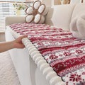 Christmas Couch Cover, Christmas Plush Sofa Cover for Dog Pet 1PC