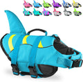 Fragralley Shark Dog Life Jacket, Adjustable Dog Life Vest with Shark Fin, Suit for Small Medium Large Dog Life Vest for