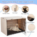 Deblue Dog Crate Cover, Durable Polyester Indoor Pet Kennel Cover