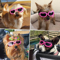 LESYPET Dog Goggles Small Breed, Cute Puppy Sunglasses with Foam Padded Inside, UV Protection Pet Sunglasses for Cats Pu